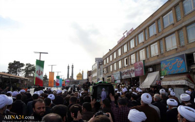 Secretary-General of AhlulBayt (a.s.) World Assembly attends at funeral c ( (30).jpg
